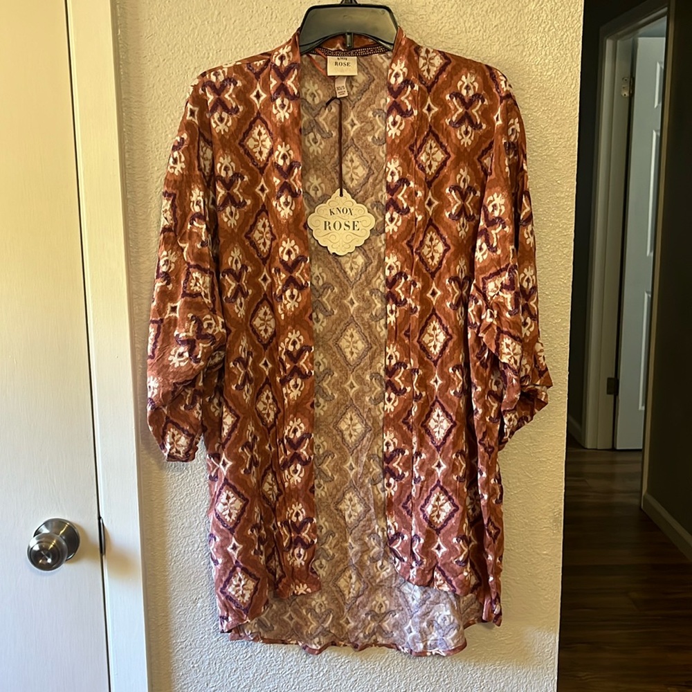 Knox Rose Open Front Cardigan. NWT